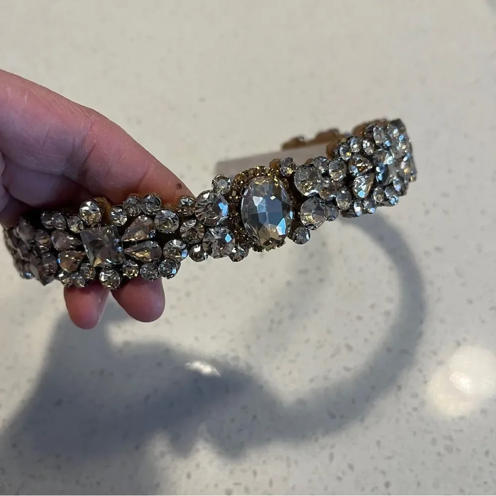 Gorgeous rhinestones beaded Headband‎